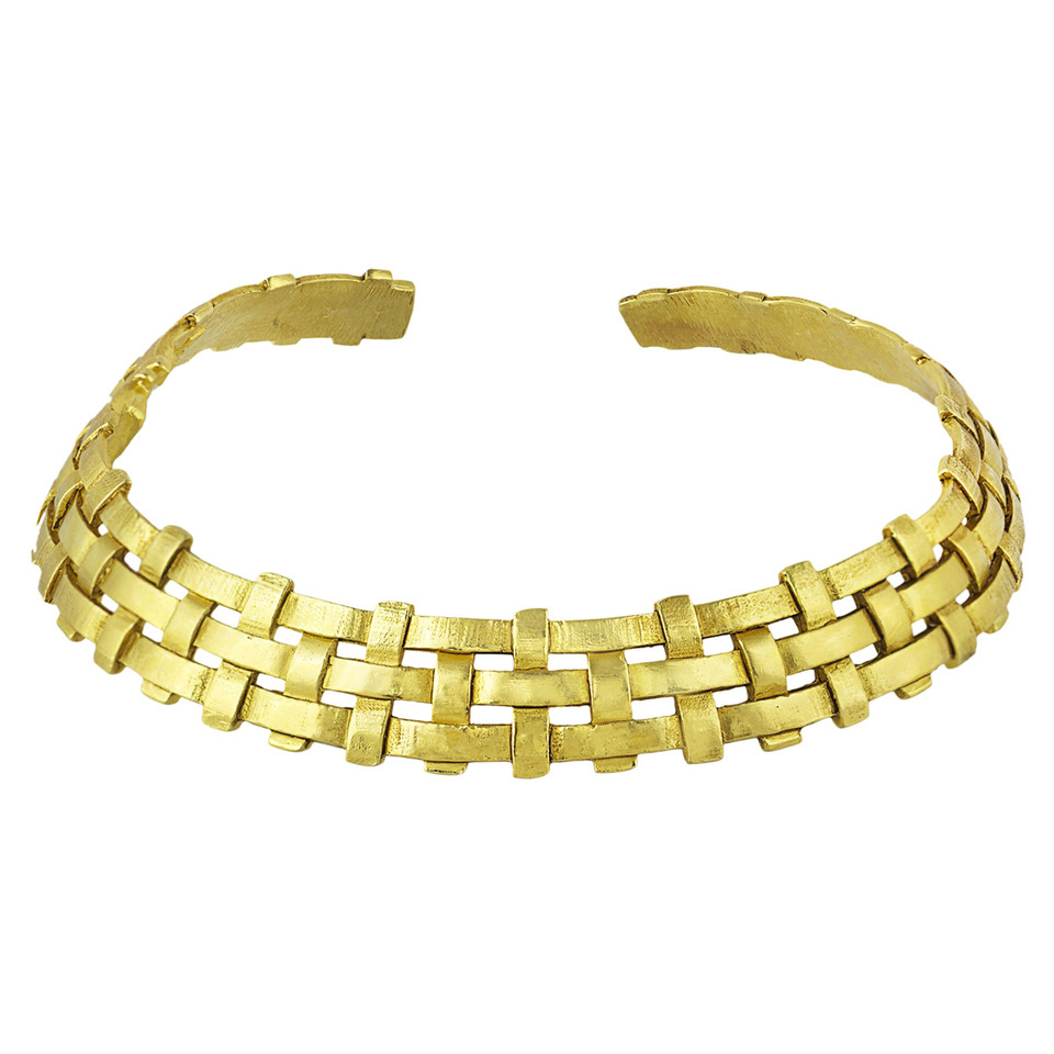 Yves Saint Laurent Gold-colored choker