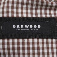 Oakwood Jas/Mantel Leer in Kaki