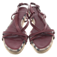 Burberry Sandals in Bordeaux