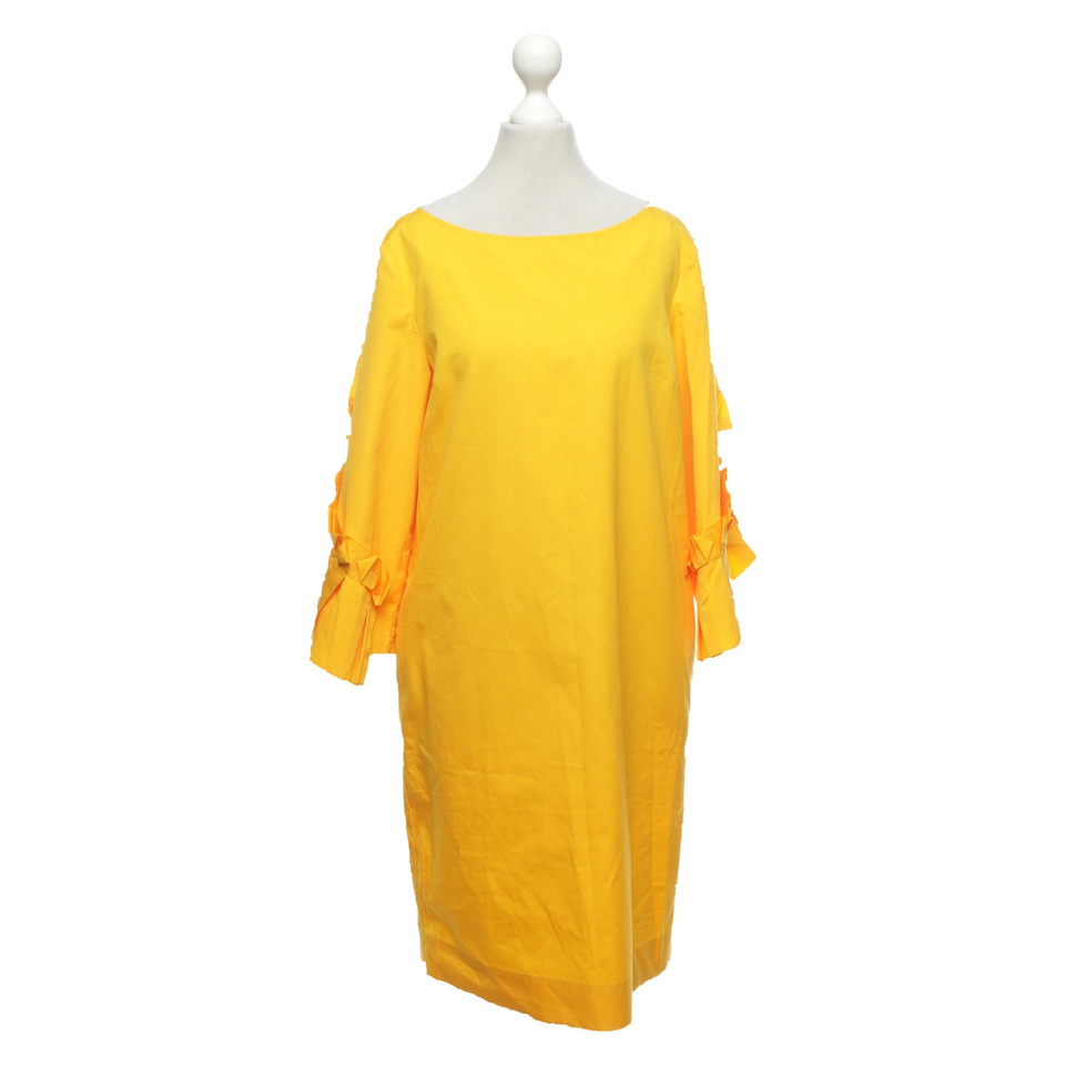 Cos Dress Cotton in Yellow