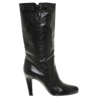 Prada Leather Boots in Black