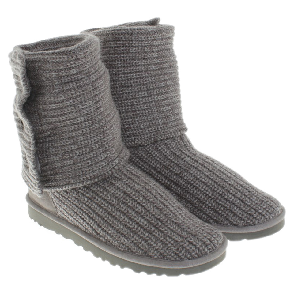 UGG Australia Knitted boots in grey - Buy Second hand UGG Australia ...