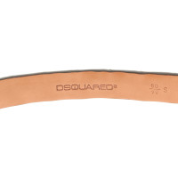 Dsquared2 Leather belt in crocodile look