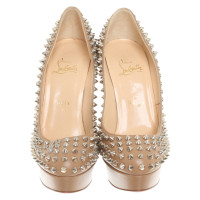Christian Louboutin Pumps/Peeptoes Leather in Beige
