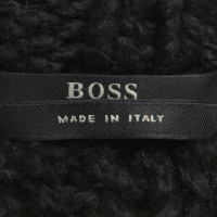 Hugo Boss Knitted coat in black