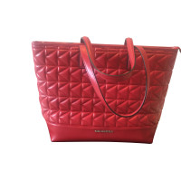 Karl Lagerfeld Shopper Leather in Red