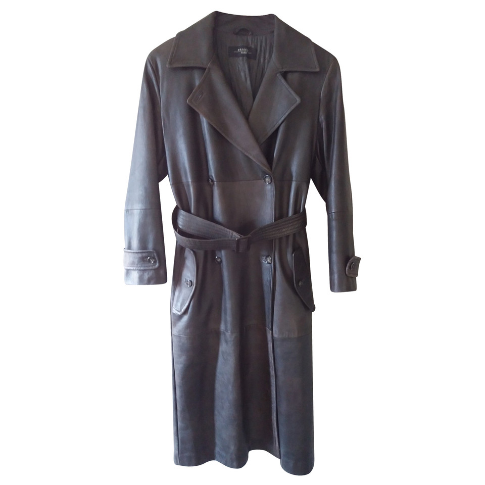 Max Mara leather coat