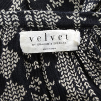 Velvet Tunic with pattern