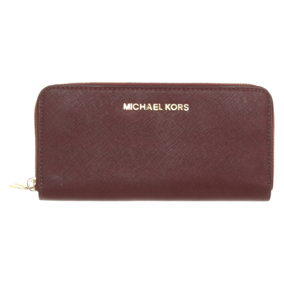 Michael Kors Bag/Purse Leather in Bordeaux