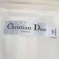 Christian Dior Lange Weste in Creme