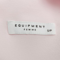 Equipment Blusa in seta rosa