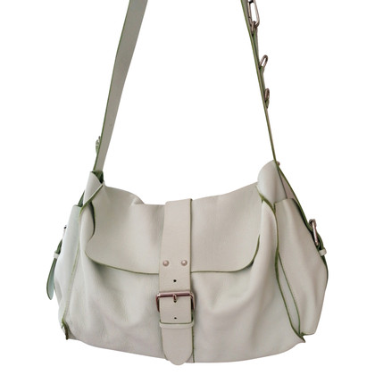 Orciani Shoulder bag Leather in White