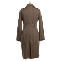 Patrizia Pepe Tweed coat in Brown