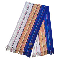 Missoni Gebreide sjaal in Multicolor