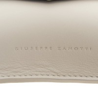 Giuseppe Zanotti Clutch Bag Leather in Cream