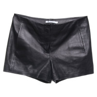 Alexander Wang Ledershorts in Schwarz