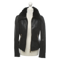 Ted Baker Jacket/Coat Leather in Black