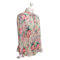 Basler Baumwoll-Bluse mit Blumenmuster
