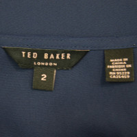 Ted Baker Top trasparente in blu scuro