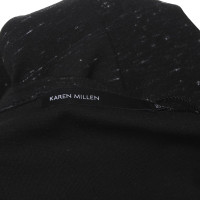 Karen Millen Jersey-Kleid in Schwarz/Weiß