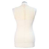 Reiss Top Lace in Crema