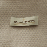 Bruno Manetti Short jacket with relief-like rhombus pattern