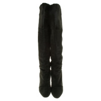 Isabel Marant Suede / pony fur boots