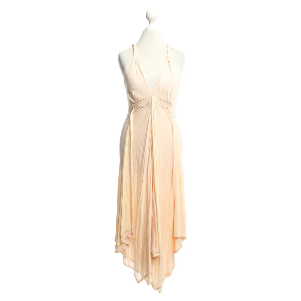 Jitrois Valance jurk in roze / geel