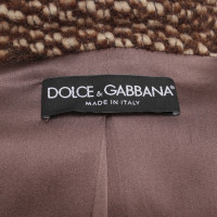 Dolce & Gabbana Tweed pak met strass bloemen