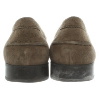 Tod's Slippers/Ballerinas Suede in Olive