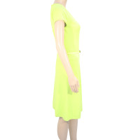 Luisa Cerano Robe en vert fluo