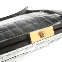 Versace Borsa in similpelle di coccodrillo