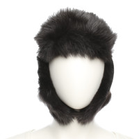 Furry Hat/Cap Fur in Brown