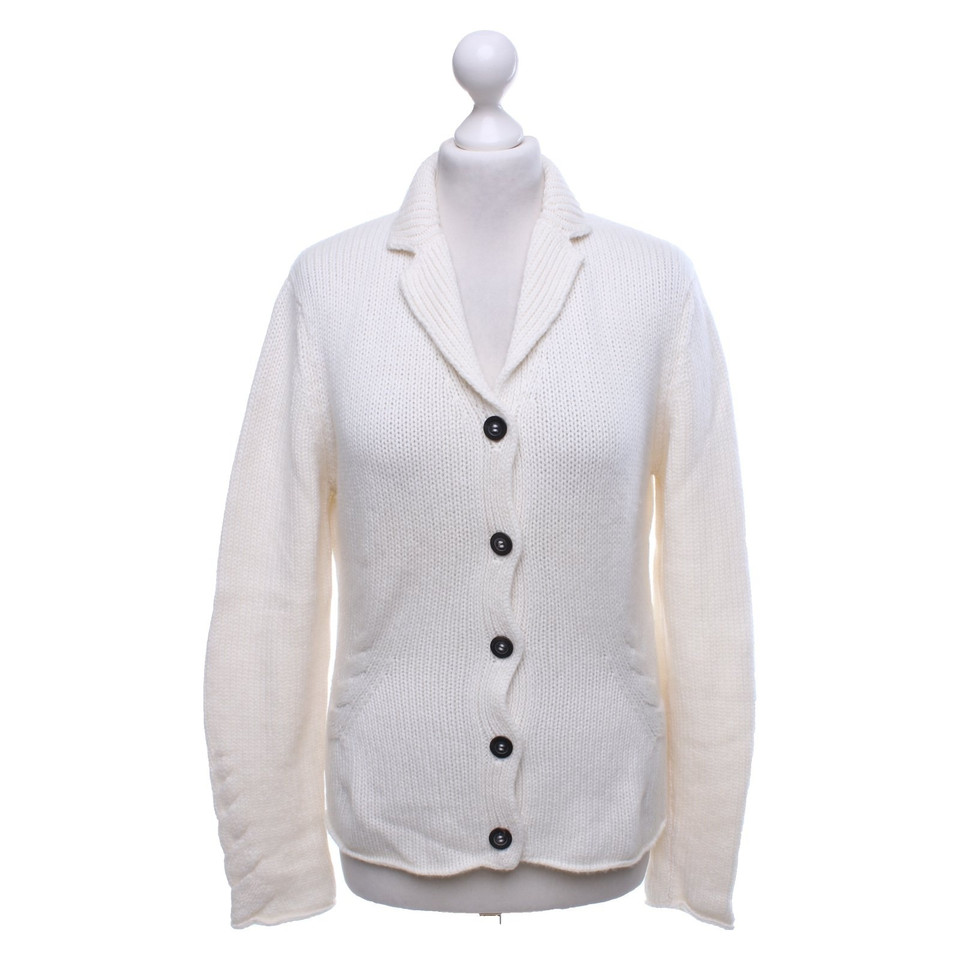 Iris Von Arnim Cardigan blanc crémeux