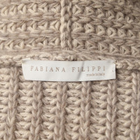 Fabiana Filippi Pull Cardigan Taupe/beige