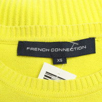 French Connection Tricot en Coton en Jaune