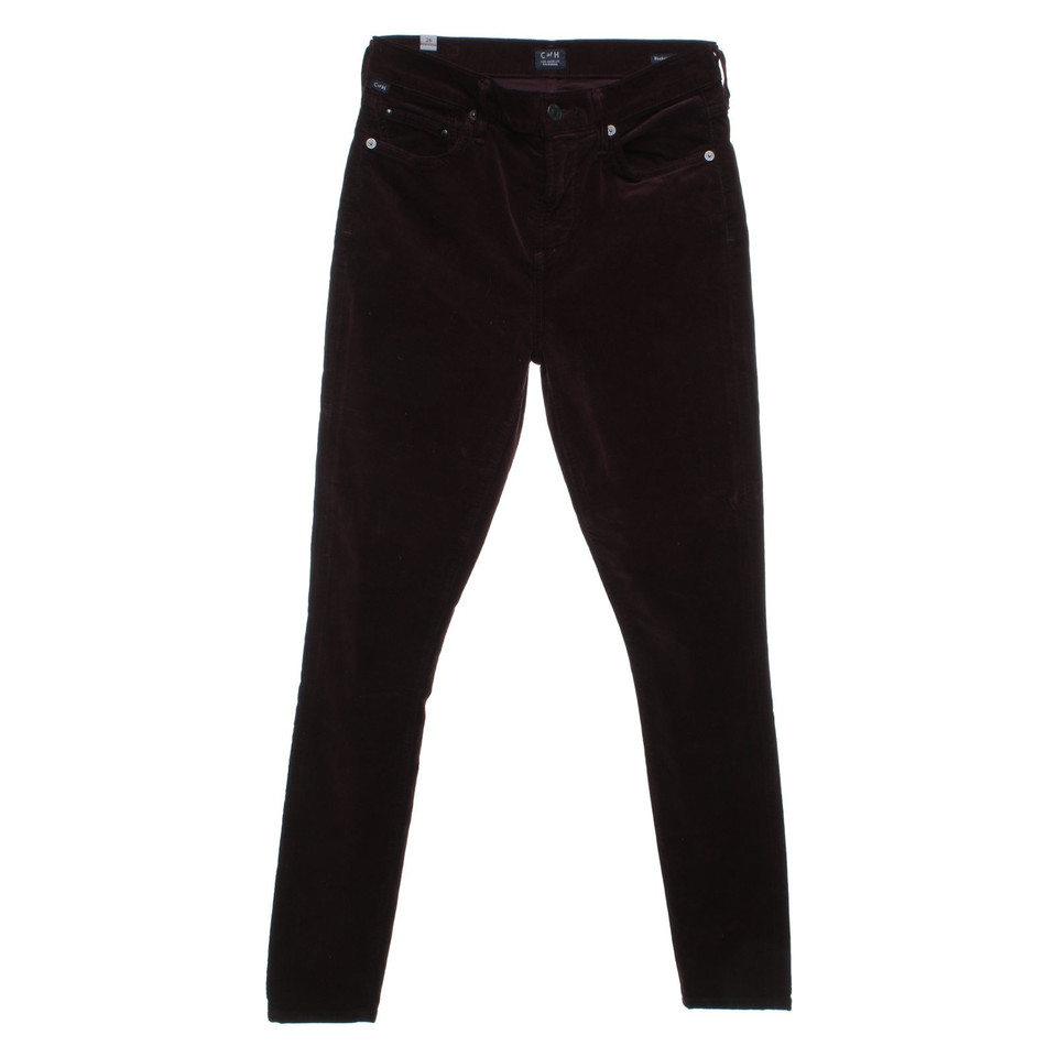 Citizens Of Humanity trousers made of velvet