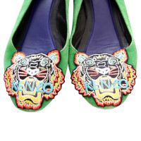 Kenzo Wildlederballerinas