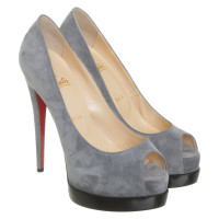 Christian Louboutin Pumps/Peeptoes en Daim en Gris