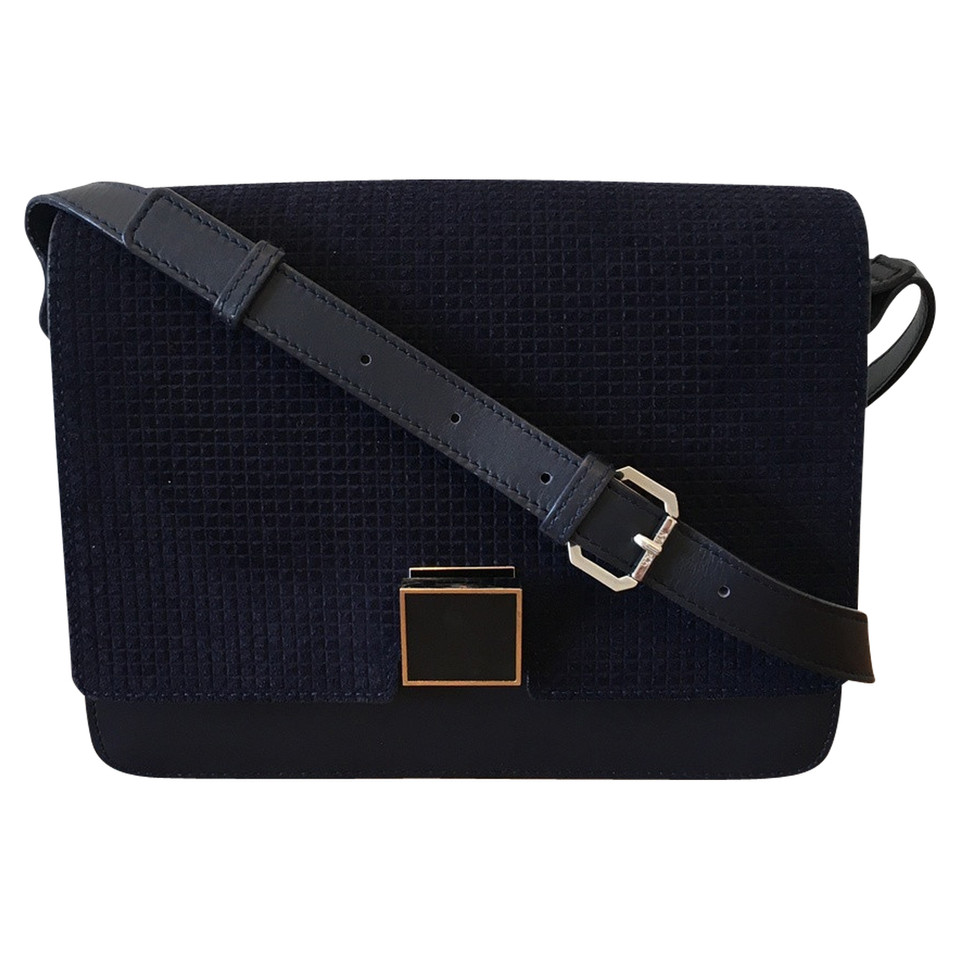 Max & Co Shoulder bag Leather in Blue