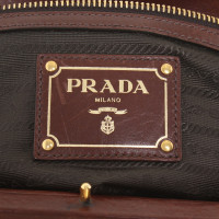 Prada Handtasche mit Pelzbesatz