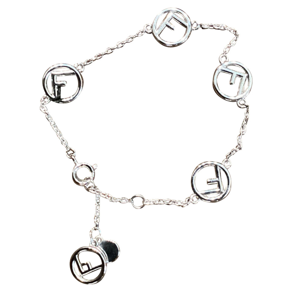 Fendi Bracelet/Wristband in Silvery