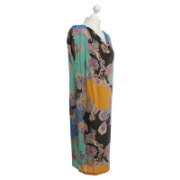 Etro Kleid mit bunten Blumenmuster