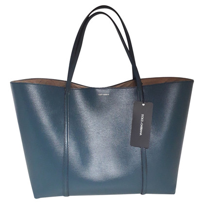 Dolce & Gabbana Tote bag Leather in Blue