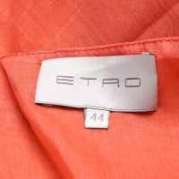 Etro Skirt Silk in Orange
