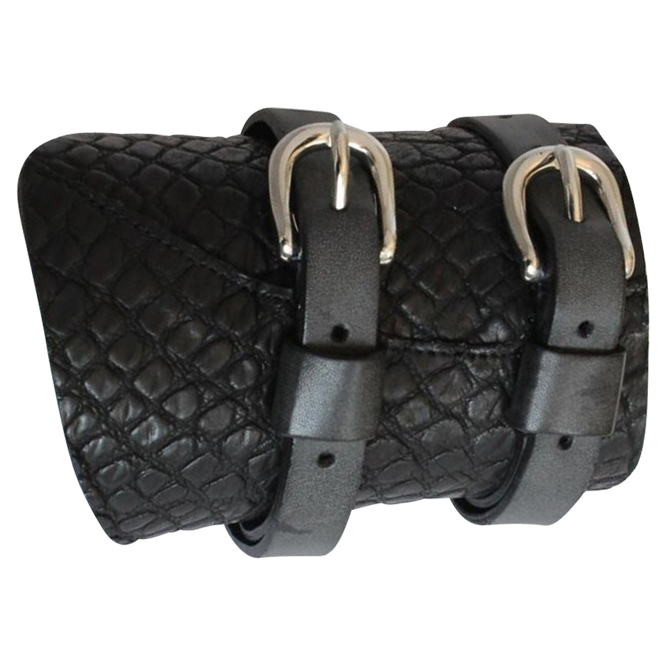 Balmain Bracelet/Wristband Leather in Black