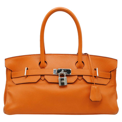 Hermès Birkin JPG Shoulder Bag en Cuir en Orange
