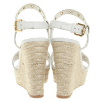 Louis Vuitton Sandals Leather in Cream
