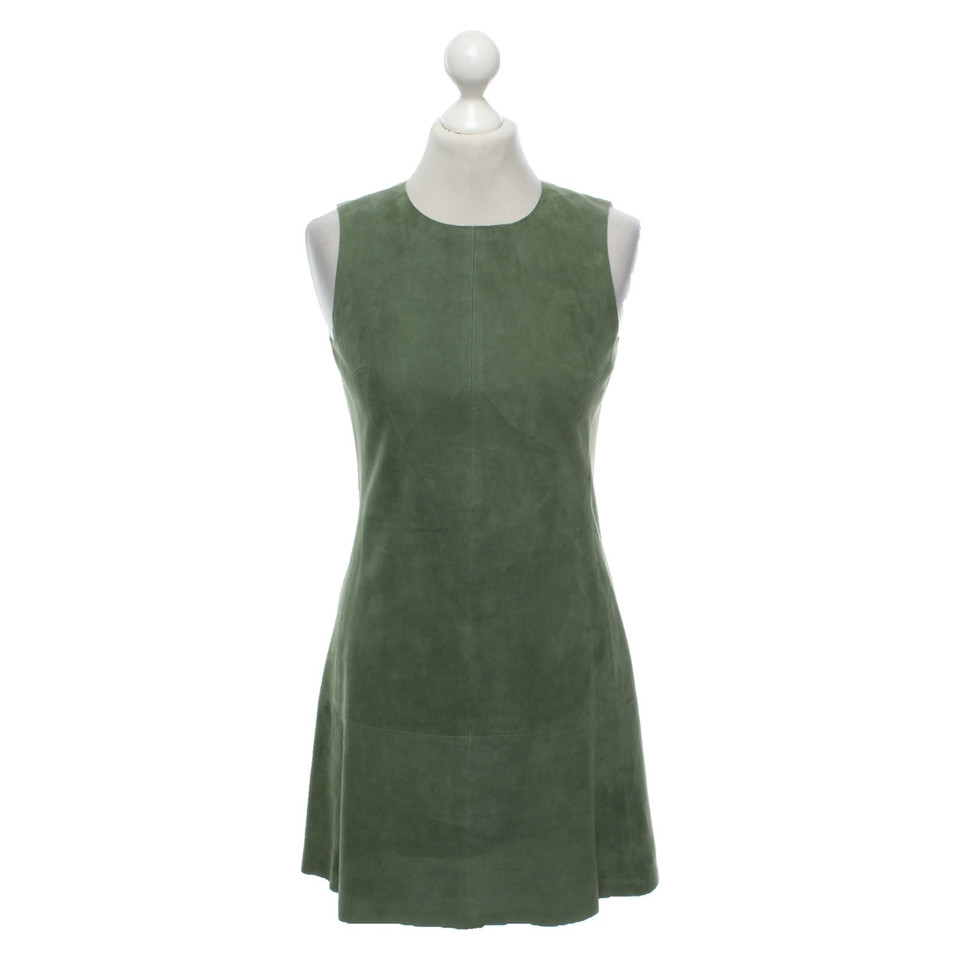 Balenciaga Dress Suede in Green