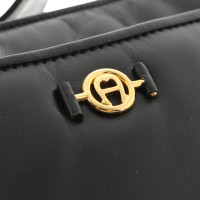 Aigner Handbag Leather in Black